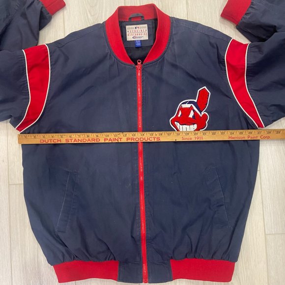 Cleveland Indians Chief Wahoo Genuine Merchandise XL Zip-Up Jacket - Picture 2 of 11